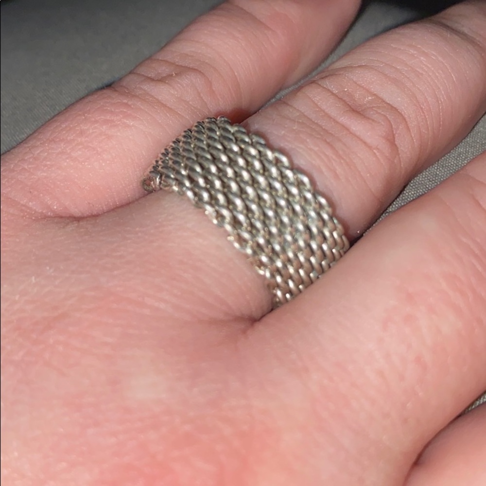 Tiffany & Co. Mesh Ring Vintage size 6